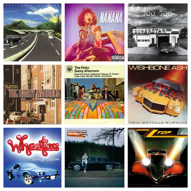 Illustration for article titled Cars on Album Covers